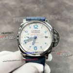VS Factory Panerai Luminor Due Ivory Dial PAM00906 Blue Strap Replica Watch
